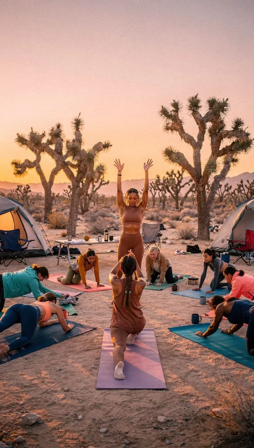 Детские игры у костра под звездным небом.